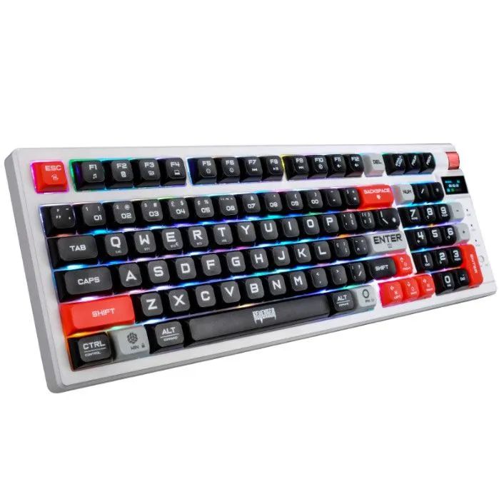 Teclado mecânico revenger, switch black, com tela lcd445600497591930881