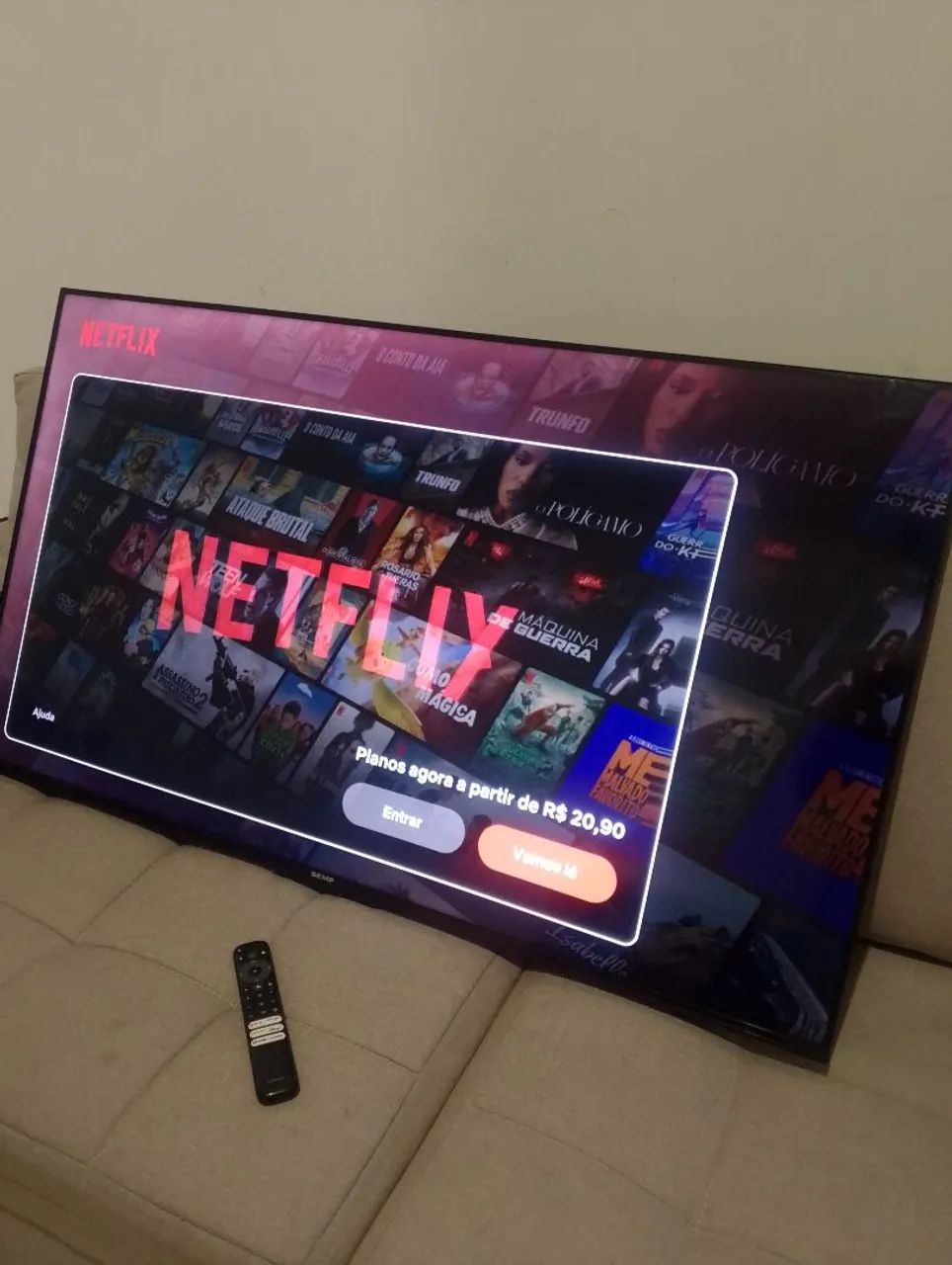 Smart Tv 50 polegadas 4K  - Foto 4