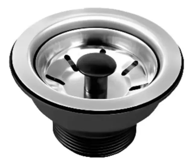 Válvula Cozinha Pia Americana Aço Inox 3.1/2 - Nova