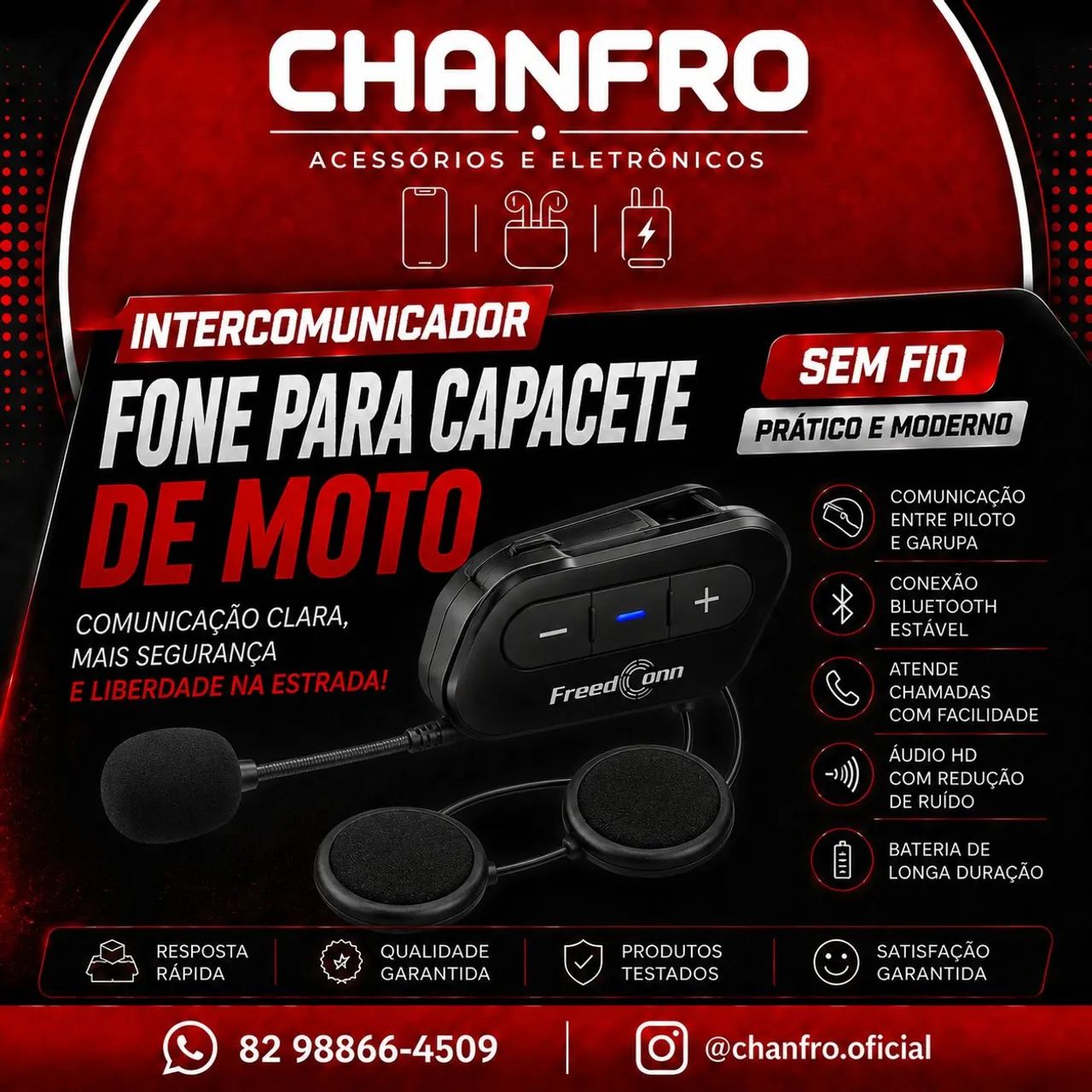 Fone Intercomunicador