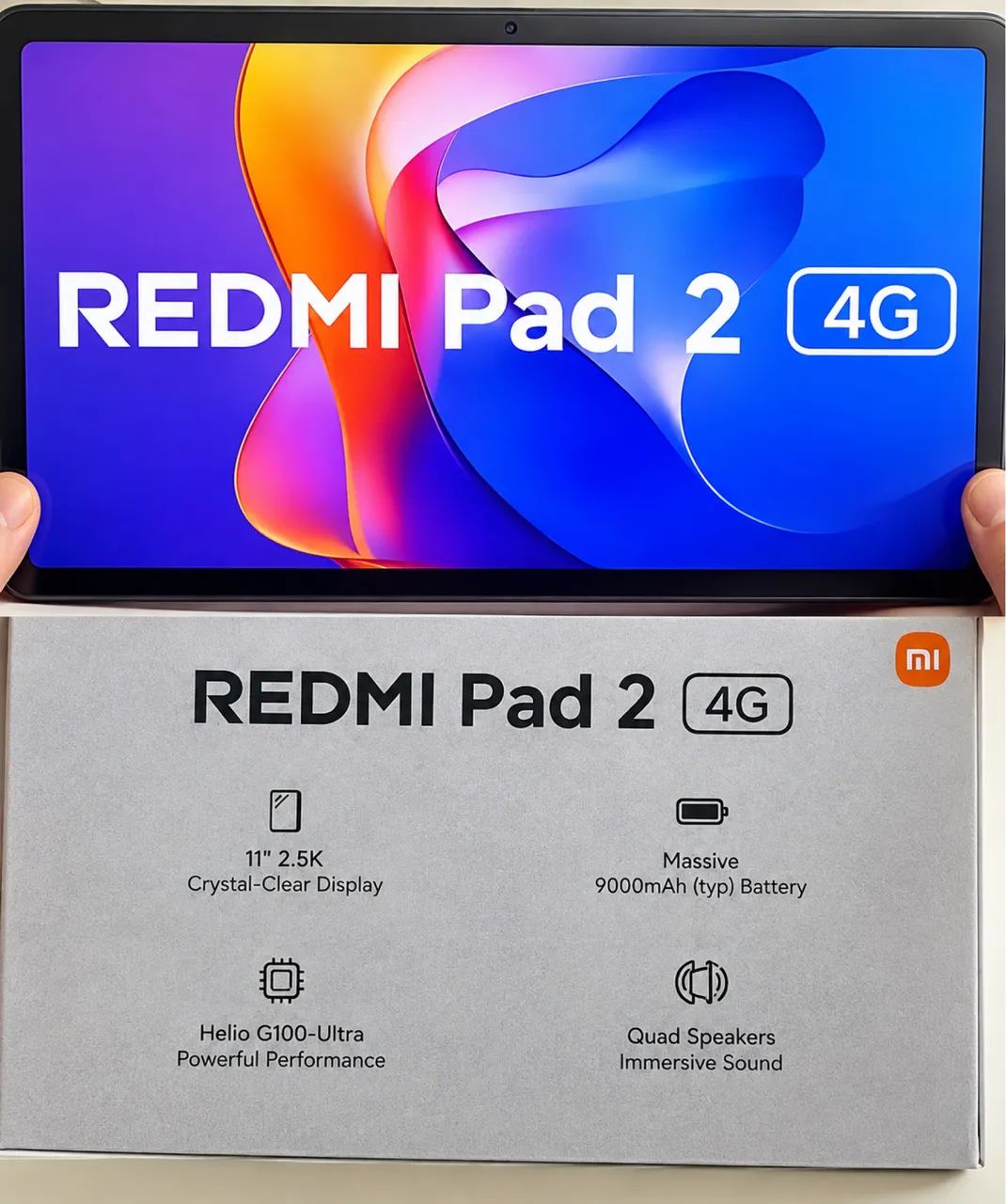 Redmi Pad 2 4G 8GB RAM 256GB Silver (Com Clip) Lacrado - Foto 5
