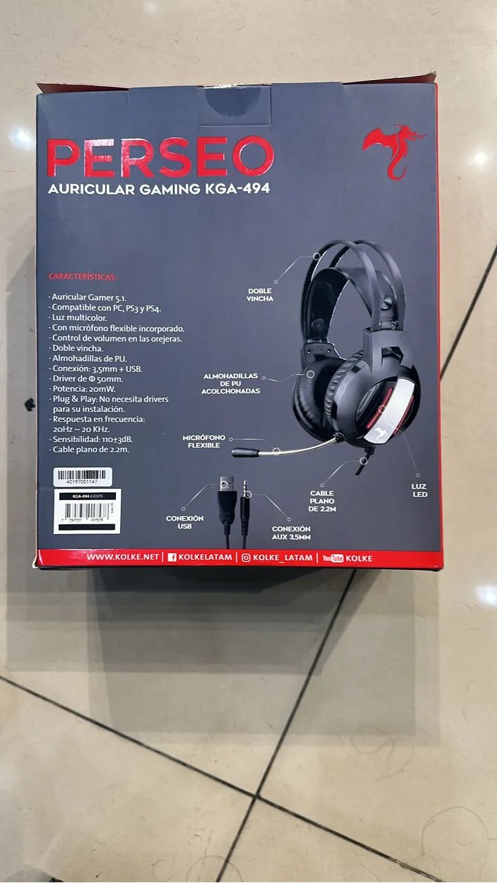 Head set gaming perseo - Foto 4