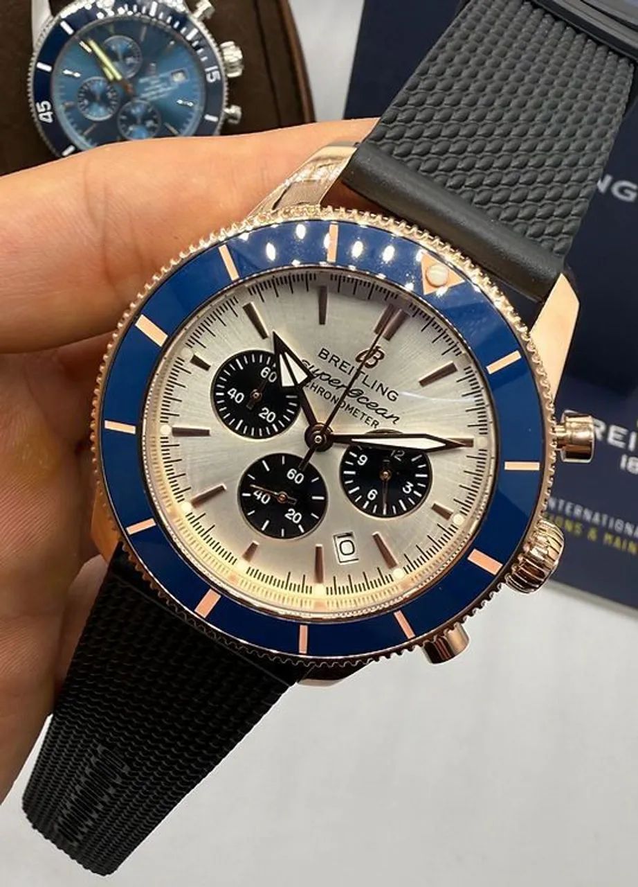 Relógio Estilo Superocean Crono - Aço Inoxidável 904L