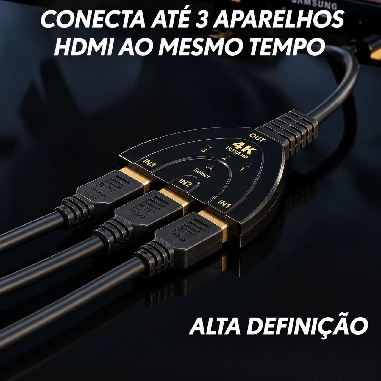 Conversor HDMI 3x1 - Foto 4