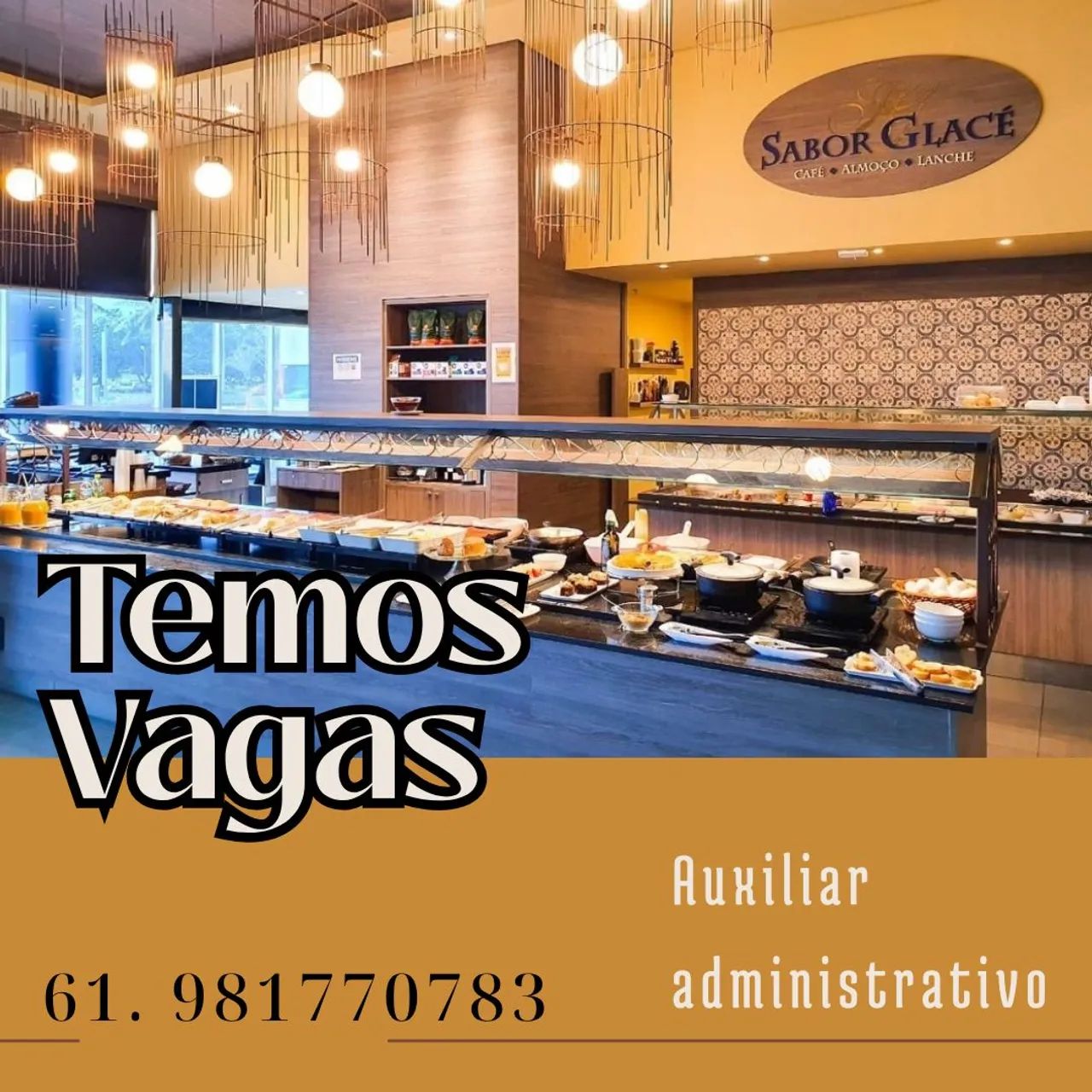 Rede de restaurantes contrata para vaga de Auxiliar Administrativo