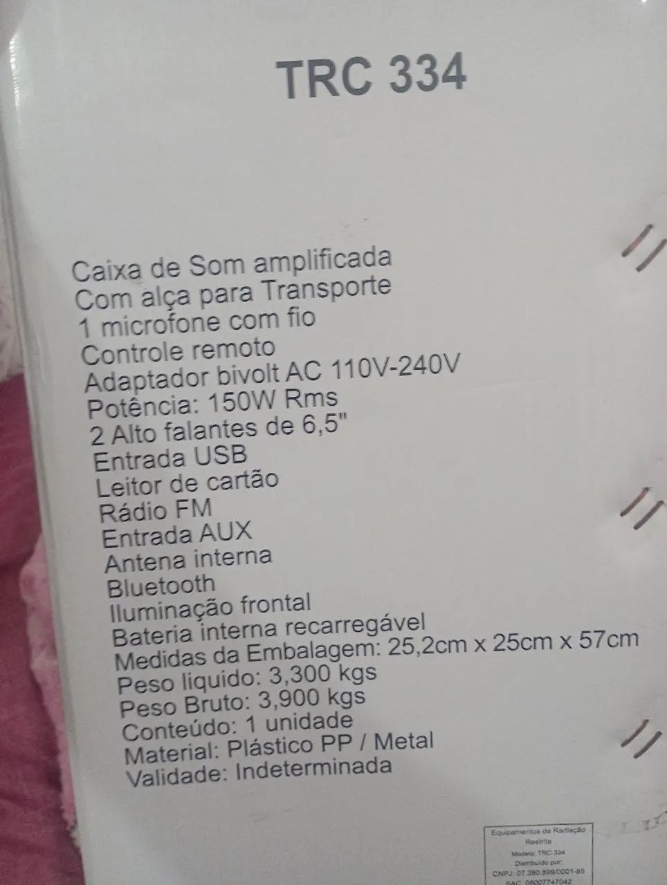 CAIXA DE SOM TRC 334 - Foto 5