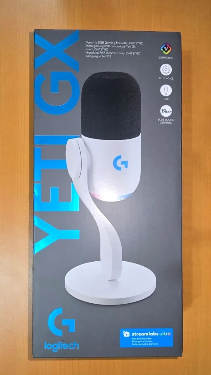 Microfone Dinâmico Logitech G Yeti GX