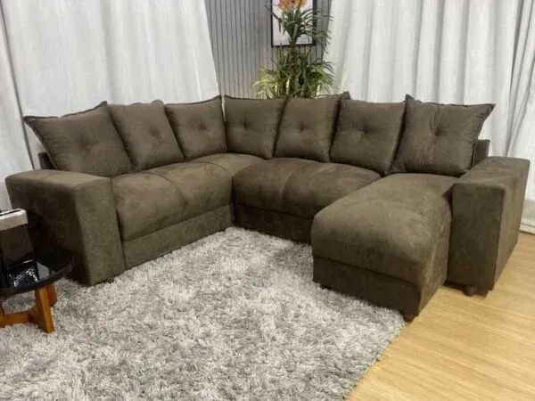 Sofa de Canto 5 Lugares Austria - Foto 3