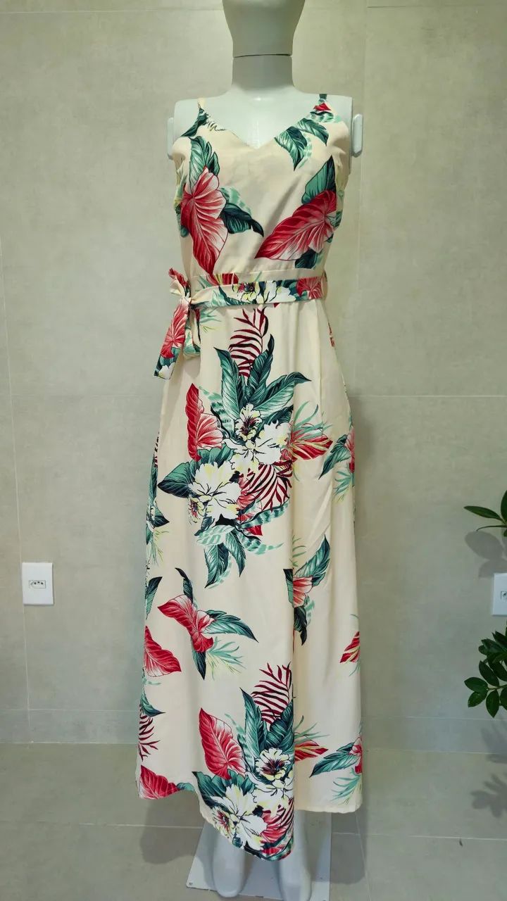 Vestido longo floral  - Foto 2