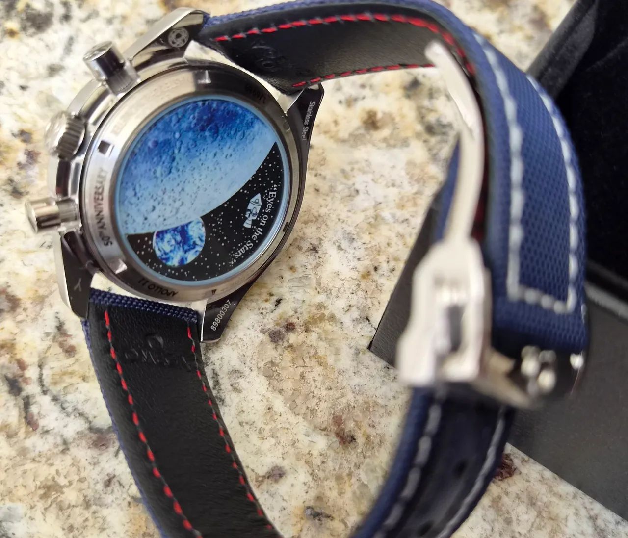 Relógio Omega Snoopy Quartzo 42mm Premium  - Foto 5