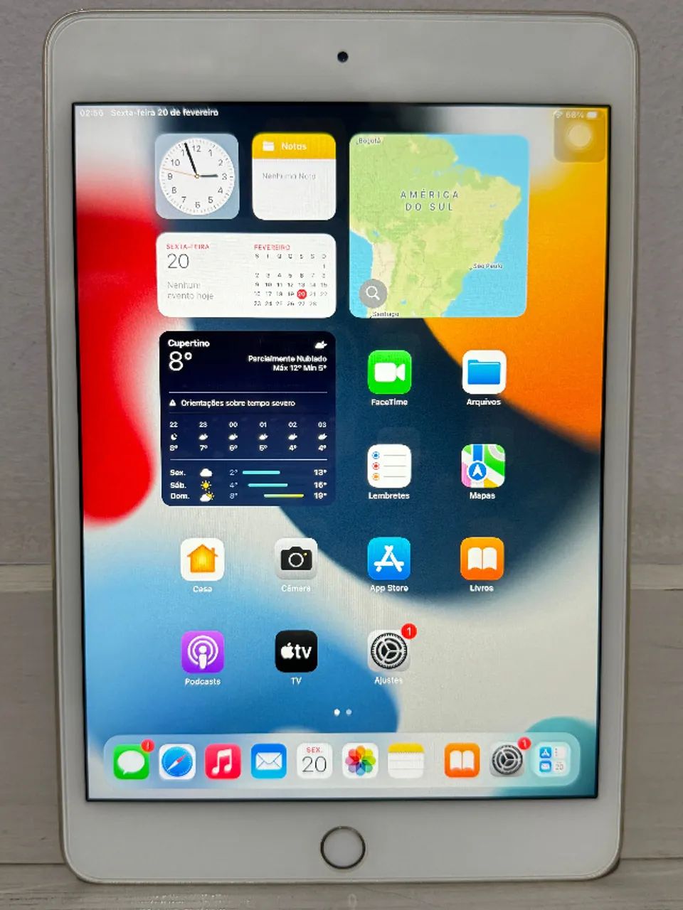 Ipad Mini 4 16gb Dourado Gold - Perfeitas Condições Semi Novo