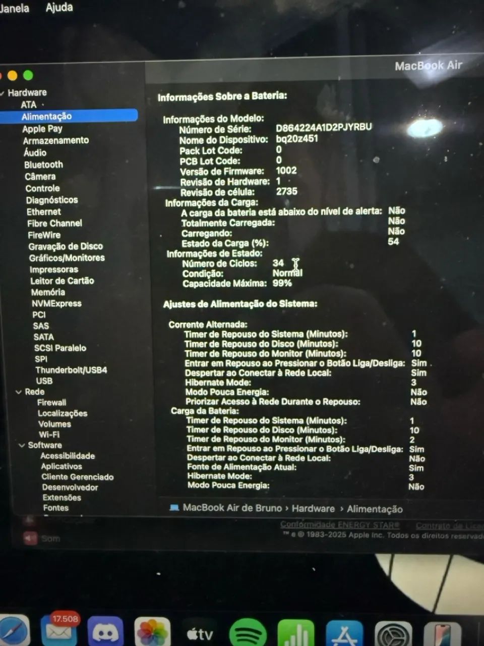 Macbook air m1 13 polegadas - excelente condicoes - Foto 4