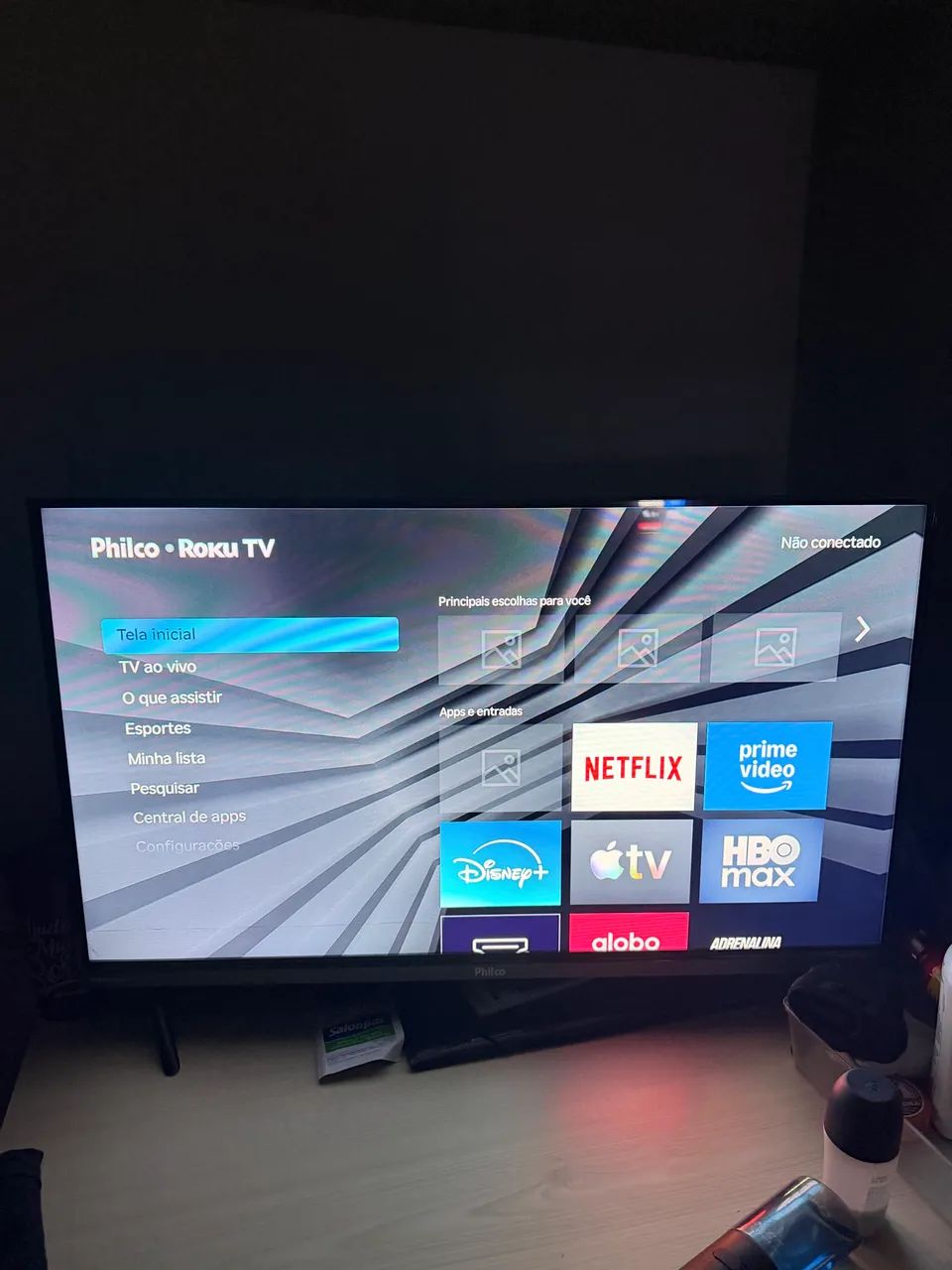 Vendo tv 32 polegadas com 3 meses de uso tenho nota nova  - Foto 5