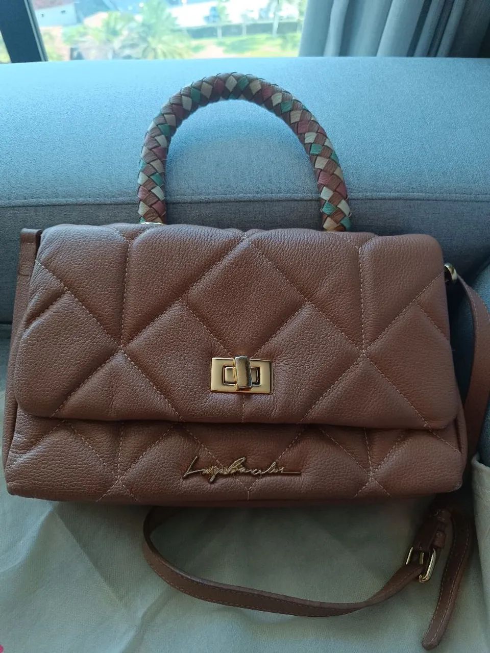 Bolsa Luiza Barcelos original couro legítimo  - Foto 2