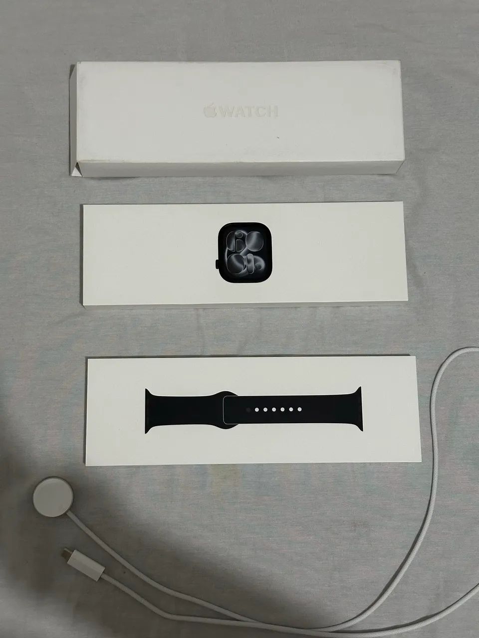 Apple Watch Series 11 GPS - 42mm Caixa de alumínio preto brilhante - Foto 5