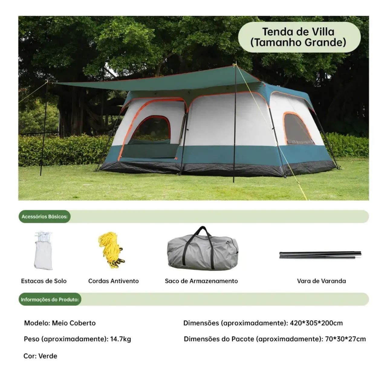 Vendo barraca de camping.  - Foto 5