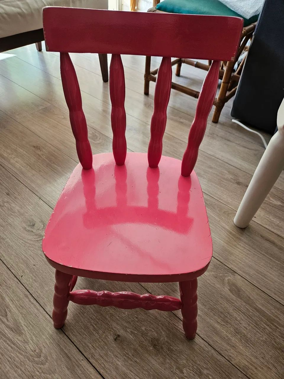 Mesa infantil estilo country com 2 cadeirinhas - Foto 2