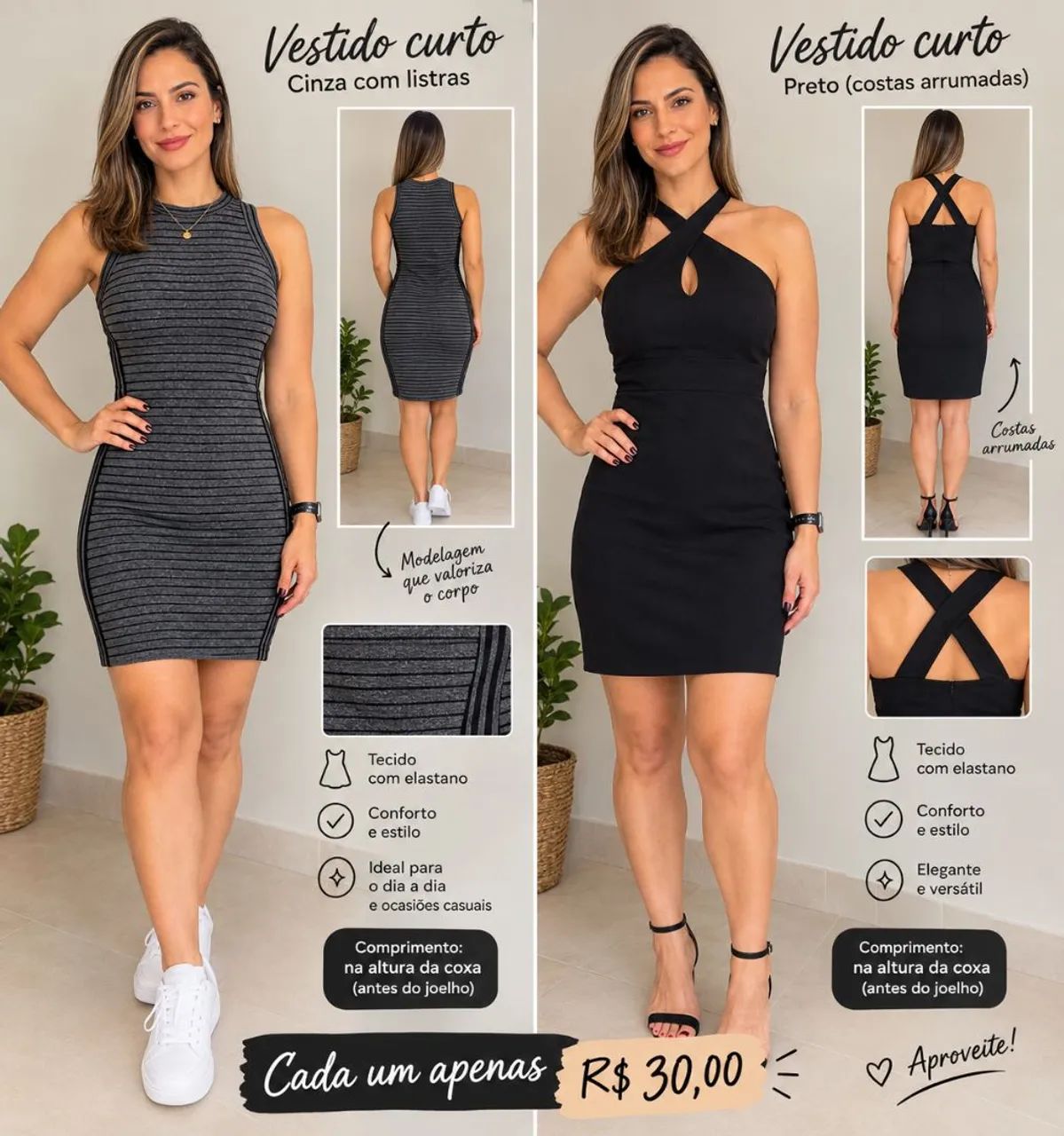 Vestidos TAM P.