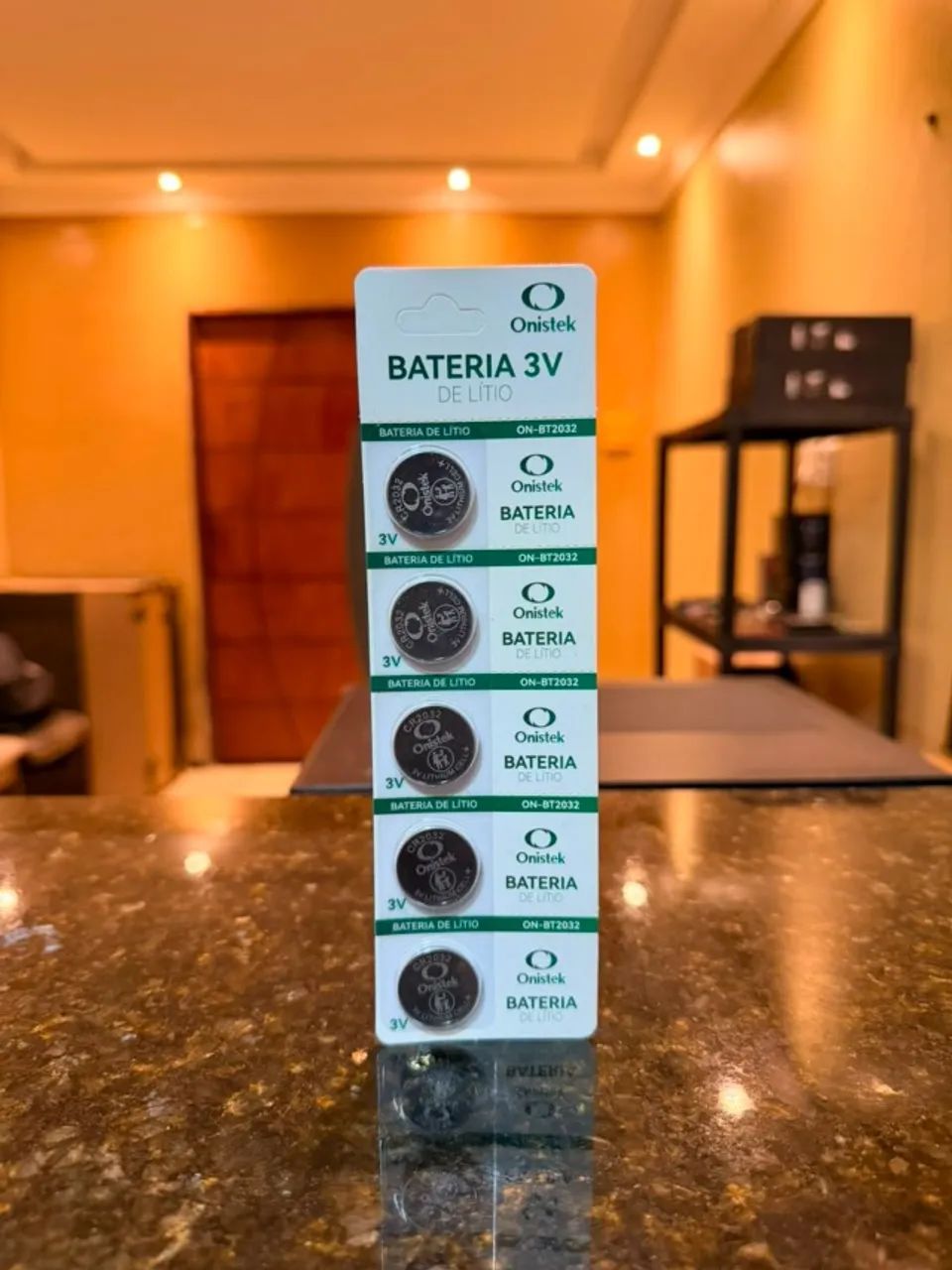 Cartela de Bateria 3v CR2032