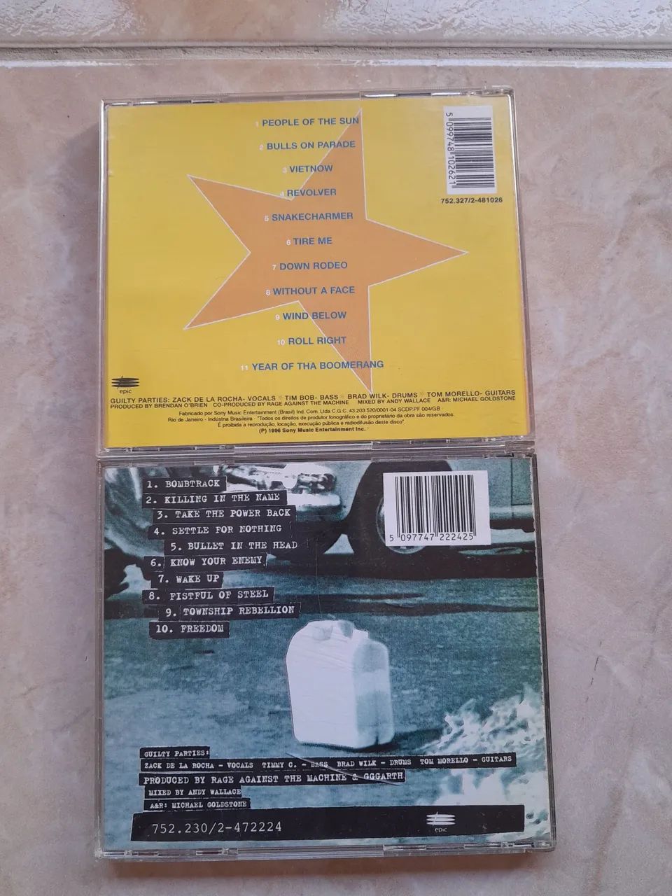 Lote 2 CDs Rage Against The Machine - RATM + Evil Empirr - ótimo estado - Foto 2
