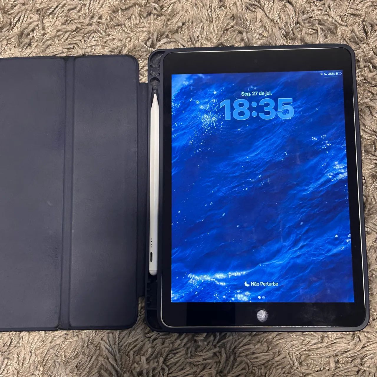 ipad 9 64gb (capa, caixa, carregador, teclado, apple pencil - Foto 4
