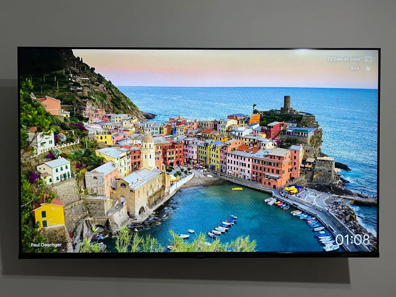 Smart TV Philips 58 polegadas 4K Google TV - Seminova (7 meses de uso) - Foto 5