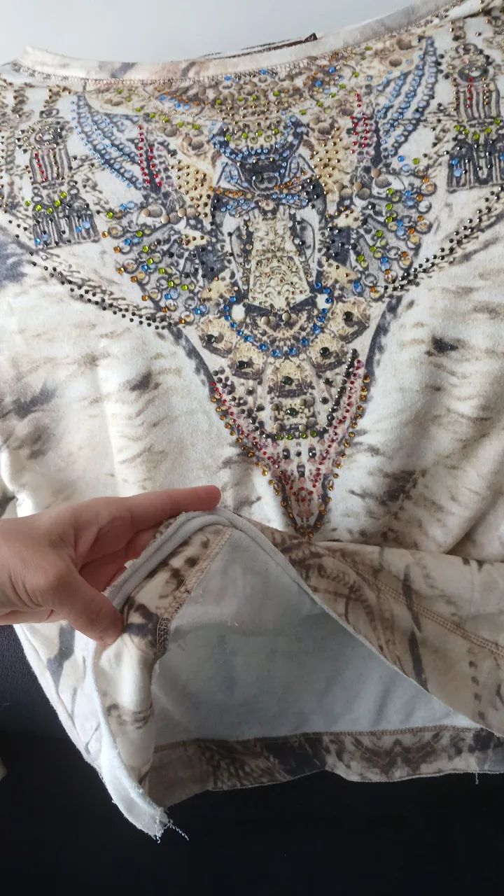 Blusa malha manga longa  - Foto 4