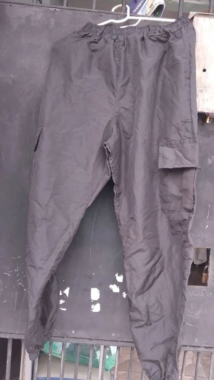 Calça  cargo co 2 bols lateral 