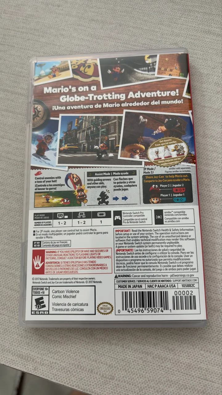 Mário Odyssey Nintendo Switch  - Foto 2