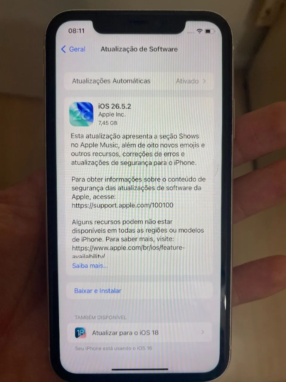 Iphone 11 64GB Branco - Foto 2