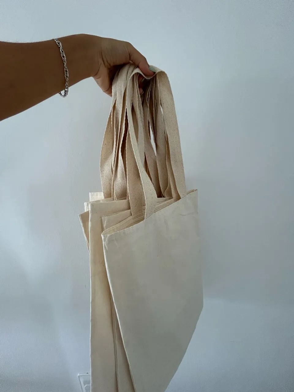 20 Ecobag 100% Algodão cru  - Foto 2