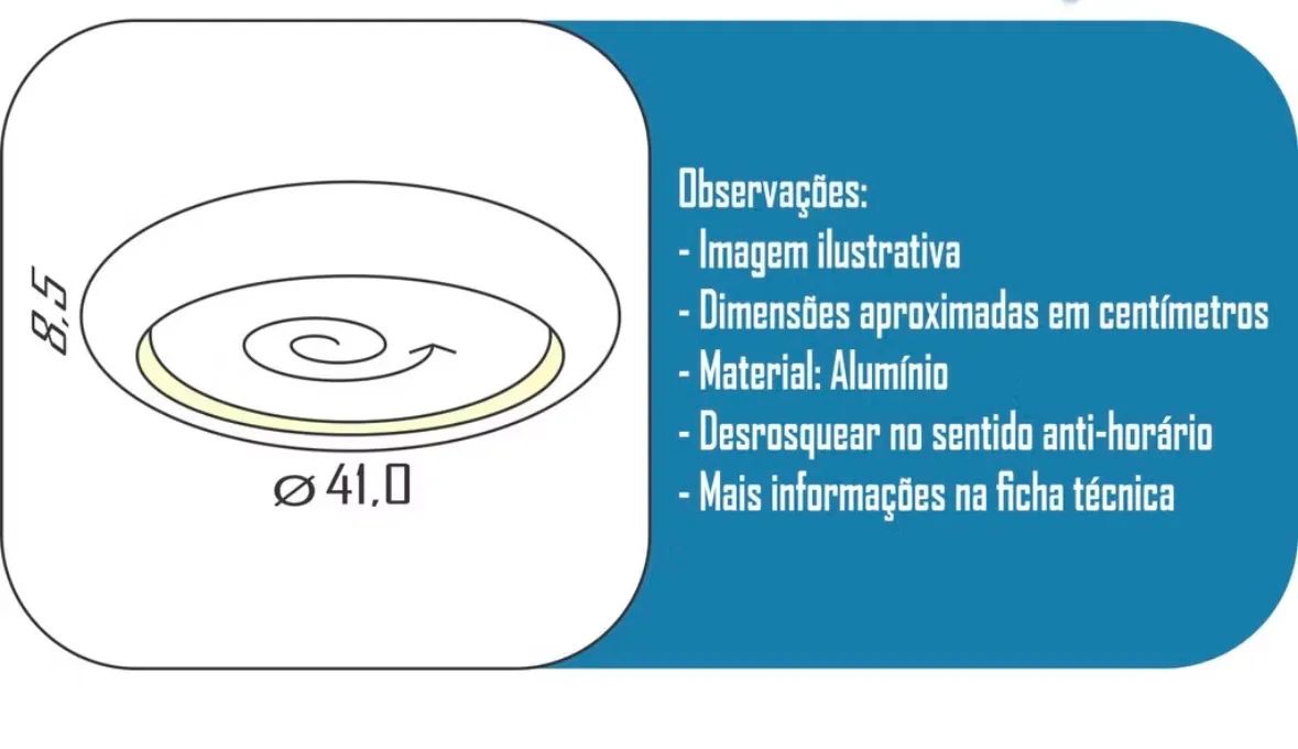 Luminária sobrepor para teto - Foto 2