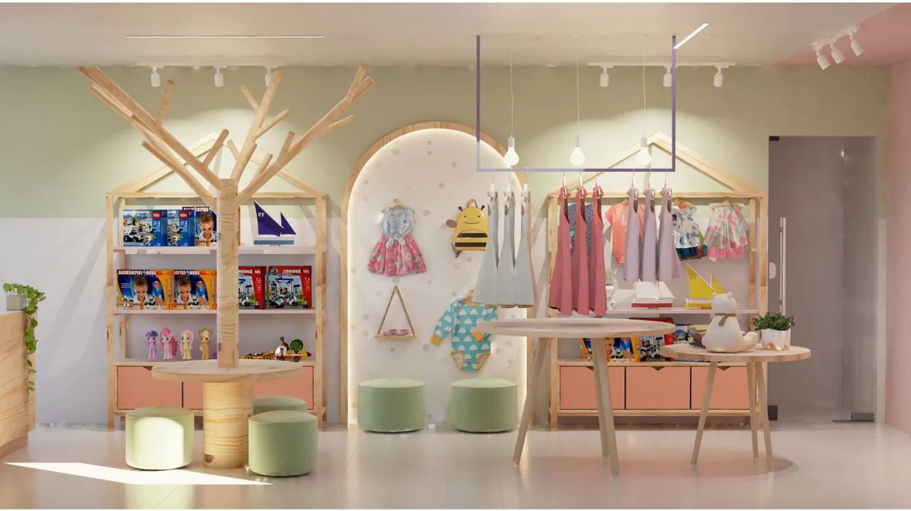 Vendo móveis para loja infantil igual imagens do anúncio- Projeto versátil e adaptável -  - Foto 5