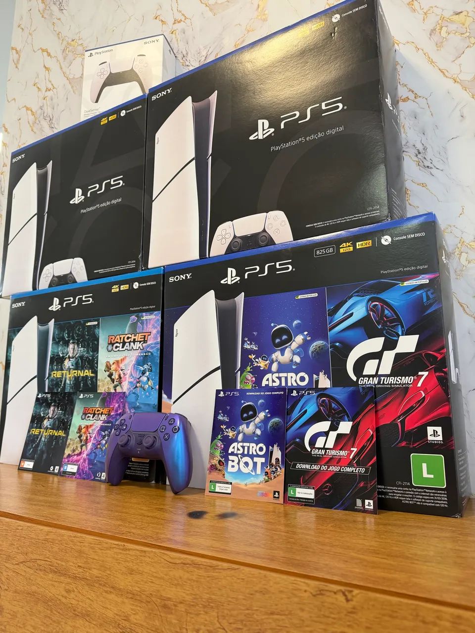 Ps5 Slim 825gb e 1TB - M. Digital | IMPECÁVEL, aceito seu ps4 slim e Xbox Siries S !