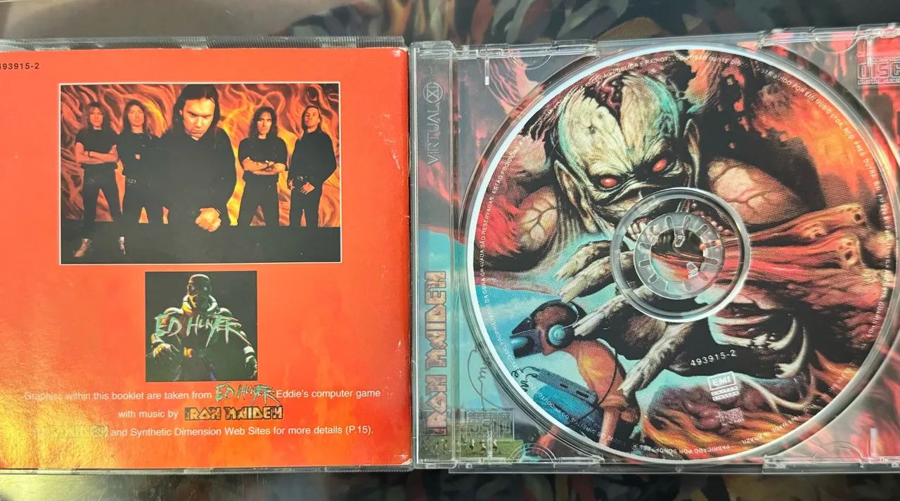 CD Iron Maiden - Virtual XI (1998) Original EMI Nacional - Foto 2