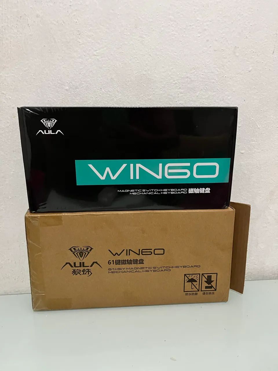 Teclado magnético AULA Win 60he 8K RGB novo lacrado - Foto 3