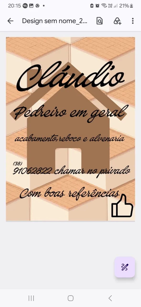 Serviço de pedreiro em geral 