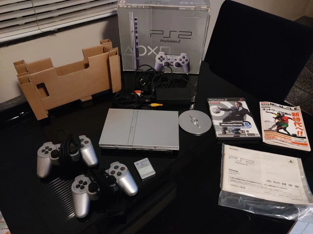 Sony Playstation 2 Silm SCPH-75000 Satin Silver Completo - Serial