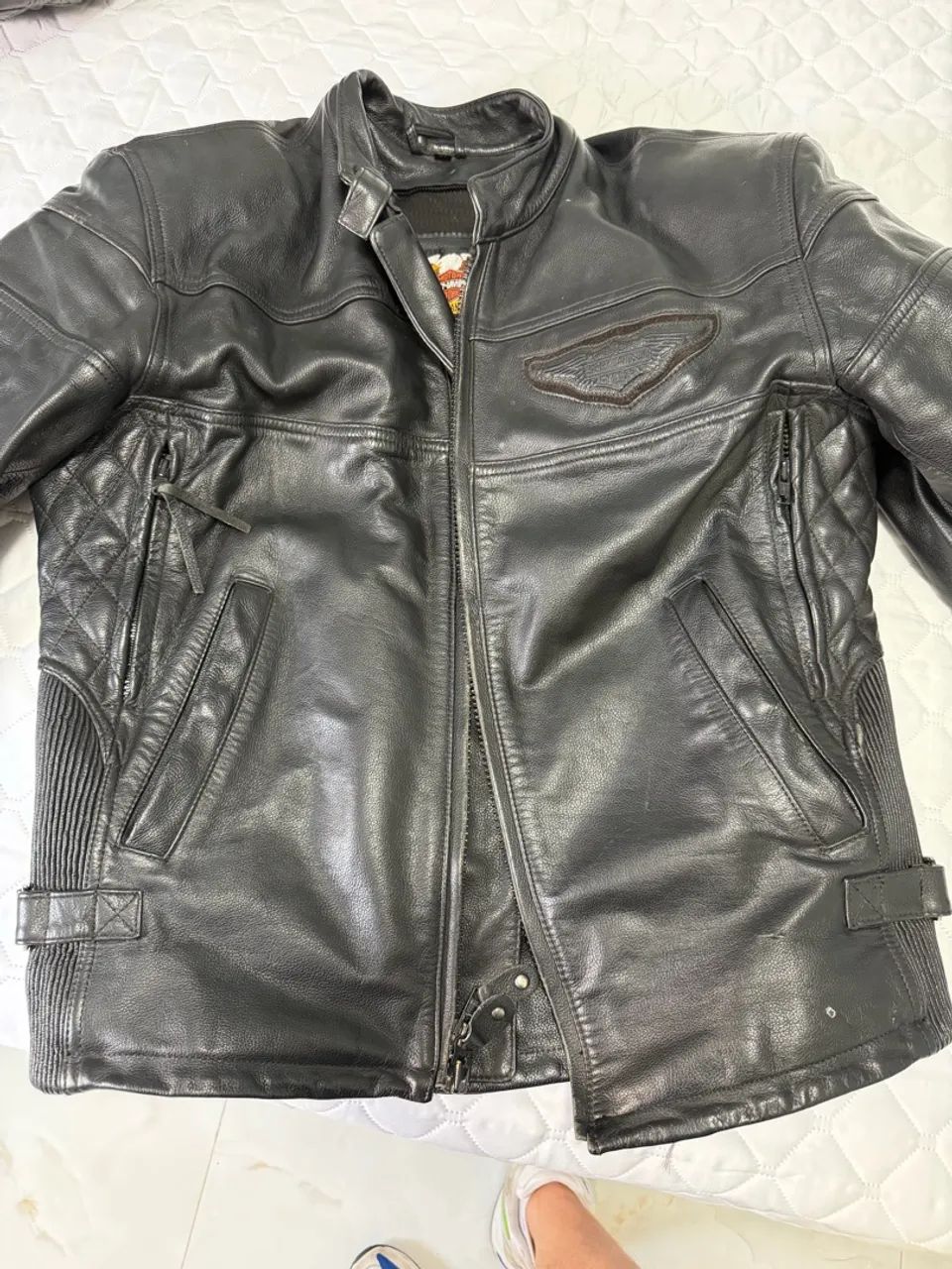Jaqueta em couro nova Harley davison