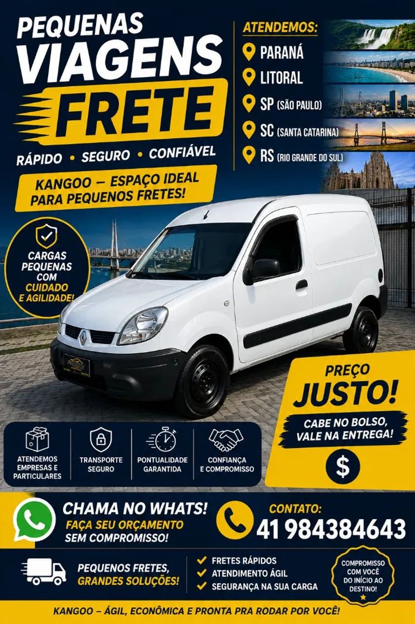 FRETE , VIAGENS, ENTREGAS