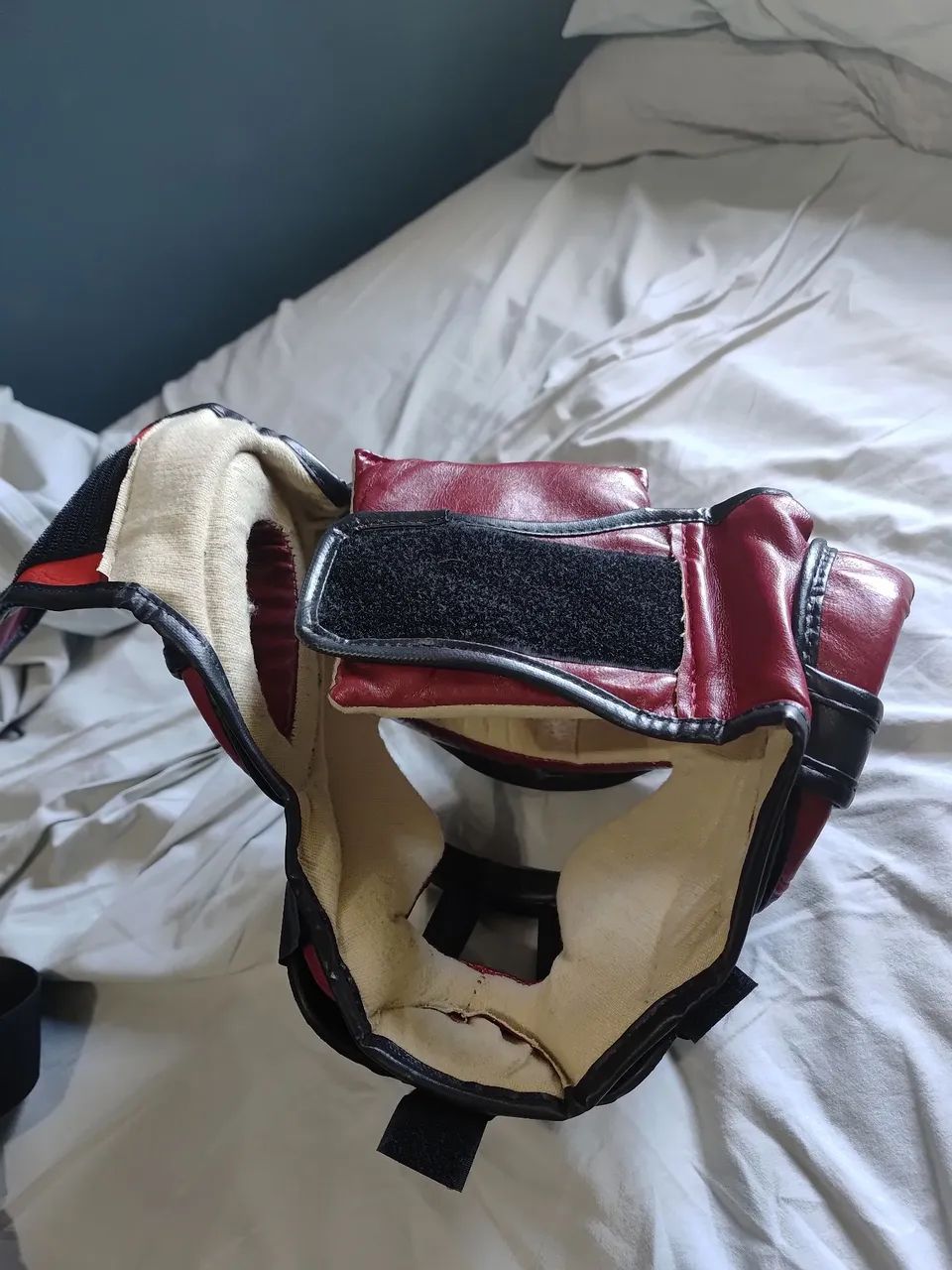 Capacete / Protetor de Cabeça com Grade Jugui (Boxe / Muay Thai) - Foto 3