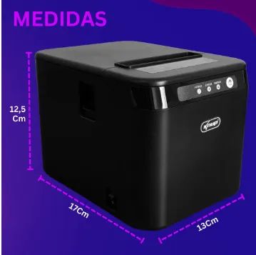 Impressora 80mm Recibos Usb E Lan 203dpi Rápida E Silenciosa - Foto 4