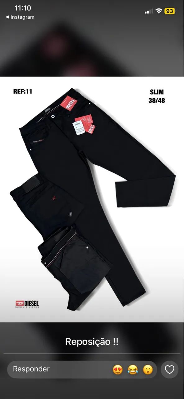 Calças masculina 
