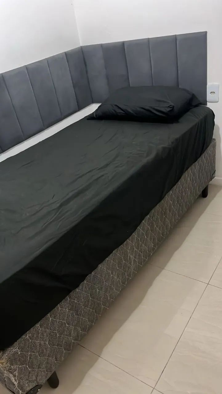 Cama box solteiro (usada) - Foto 3