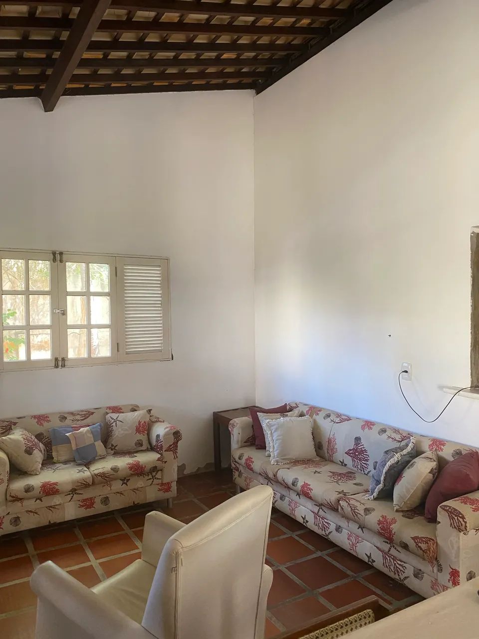 Conjunto de sofá três e dois lugares