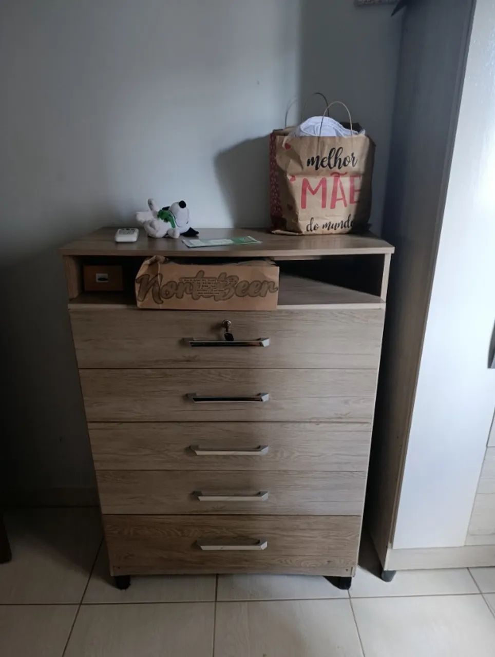 Conjunto para Quarto: Guarda-Roupa + Cômoda + Escrivaninha - Foto 2