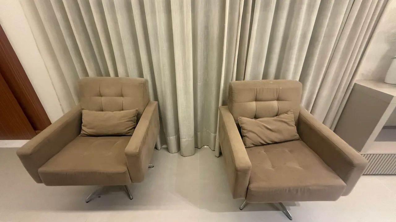 2 POLTRONAS GIRATÓRIAS  - Foto 2