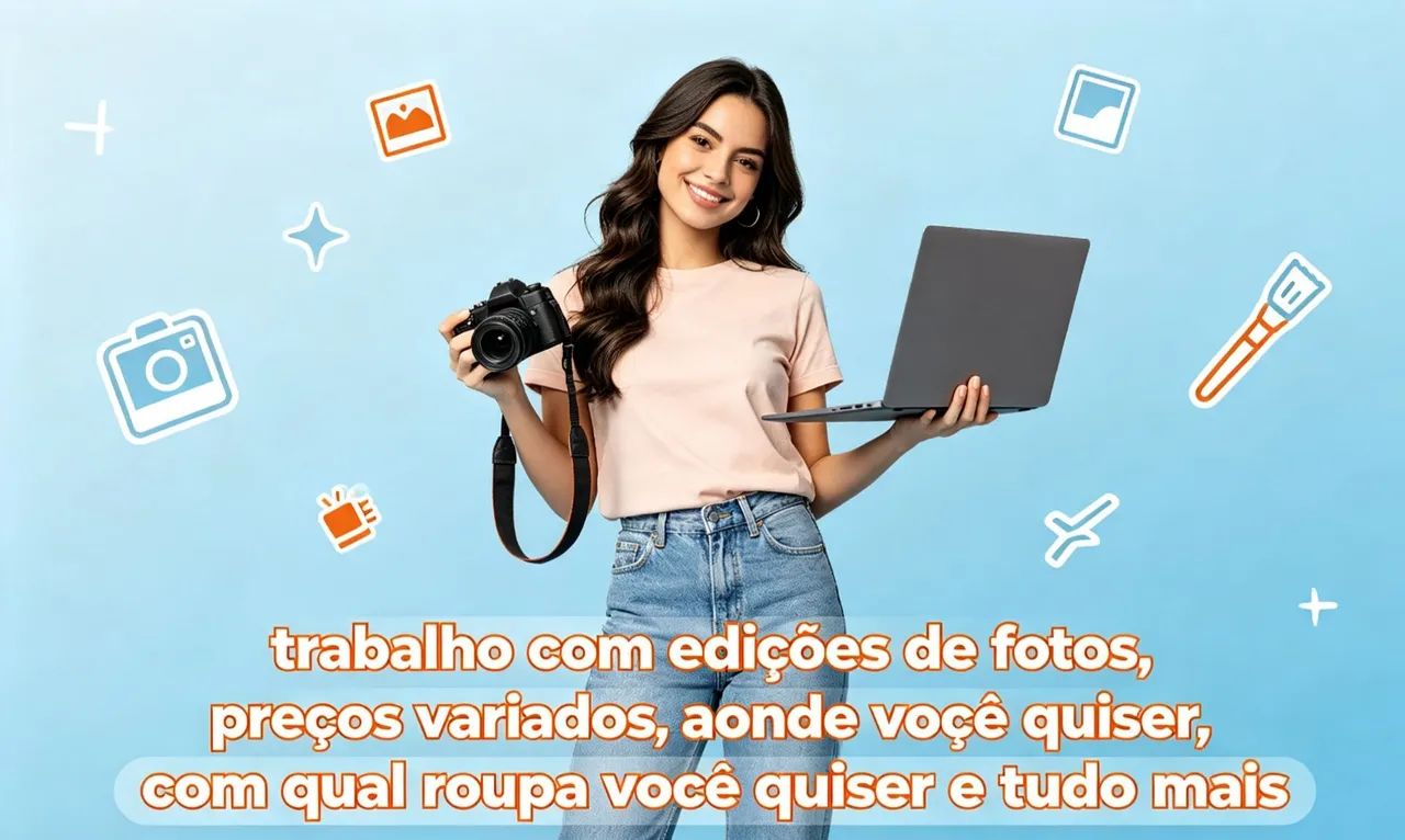 Trabalho  com edição de fotos  