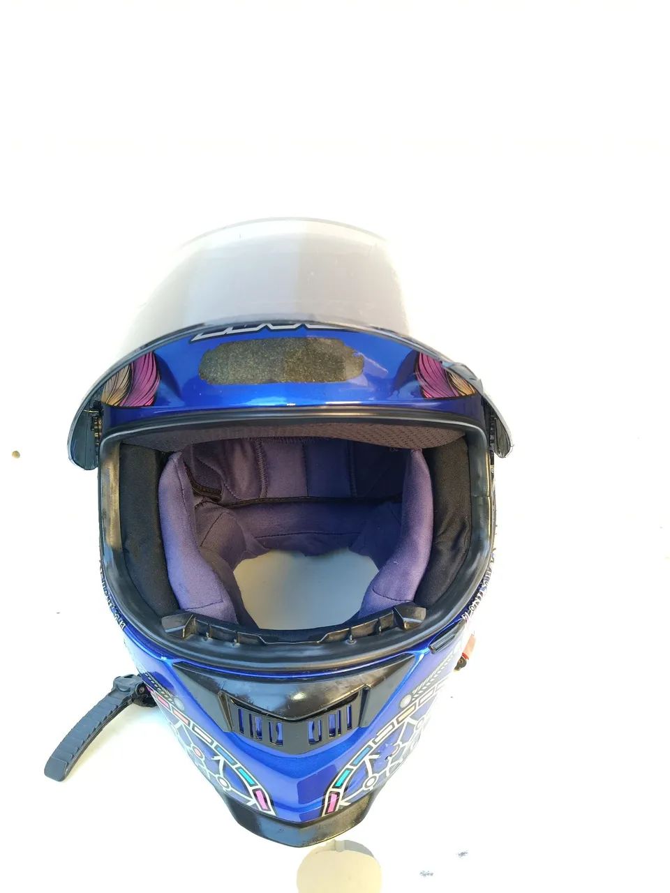 Capacete Axxis azul N58 M - Foto 4