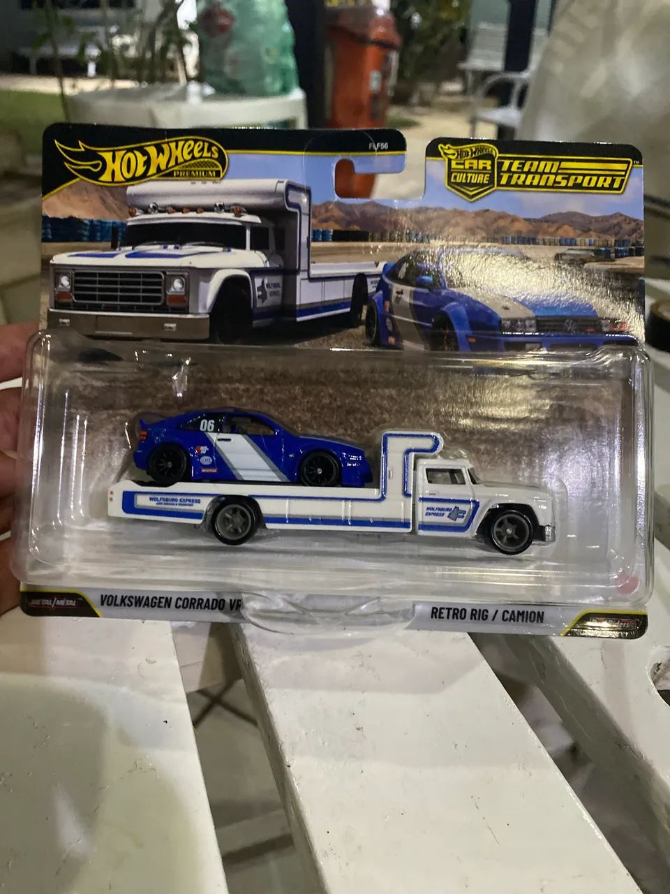 Hot wheels premium team transports vw cortado Vr6 é retro Rig cânion
